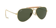 Load image into Gallery viewer, Ray-Ban unisex adult Rb3030 Outdoorsman I Sunglasses, Gold/Green, One Size US
