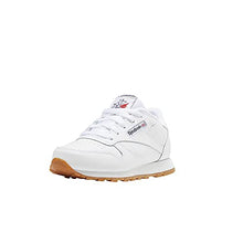 Load image into Gallery viewer, Reebok Boy's Classic Leather Footwear, White/Gum/INT, 3.5
