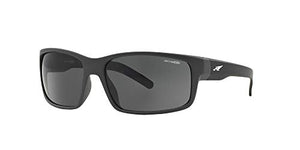 ARNETTE AN4202 Fastball Rectangular Sunglasses, Fuzzy Grey/Grey, 62 mm