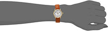 Load image into Gallery viewer, Timex Women's T2J761 Indiglo Leather Strap Watch, Honey Brown/Gold-Tone
