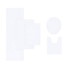 Load image into Gallery viewer, Madison Park Signature Marshmallow Bathroom Rug Non Slip, Luxrurious Plush Mat, Absorbent, Quick Dry, Spa Design Bath Room Décor, 24x72, White
