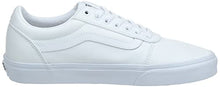 Load image into Gallery viewer, Vans Men's Ward Sneaker, Canvas White White, 9
