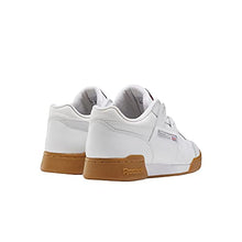 Load image into Gallery viewer, Reebok Men Workout Plus Sneaker, White/Carbon/Classic red, 11
