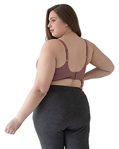 Kindred Bravely Simply Sublime Busty Seamless Nursing Bra for F, G, H, I Cup | Wireless Maternity Bra (Twilight, XX-Large-Busty)