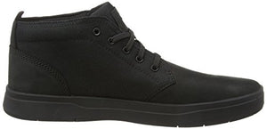 Timberland Mens Davis Square Chukka Boot, Black/Black Blackout Nubuck, 10.5