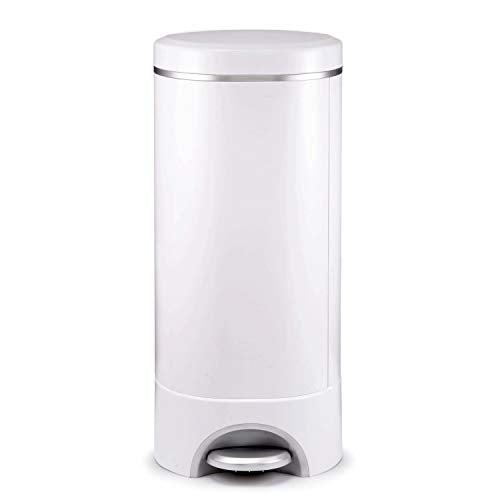 Munchkin Step Diaper Pail Powered by Arm & Hammer, Includes (1) Bonus Toss Disposable Diaper Pail