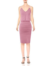 Load image into Gallery viewer, GRACE KARIN Women V Neck Elastic Waist Hip Wrap Holiday Business Pencil Dresses Dark Green L
