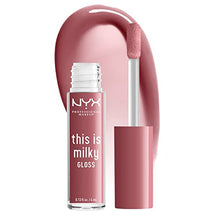 Load image into Gallery viewer, NYX PROFESSIONAL MAKEUP This Is Milky Gloss, Vegan Lip Gloss, 12 Hour Hydration - Cherry Skimmed (Dusty Pink Mauve)
