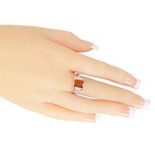 Load image into Gallery viewer, HolidayGiftShops Sterling Silver and Baltic Honey Amber Ring Sunniva- Size 8
