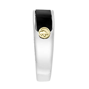 Effy 925 Sterling Silver & 18K Yellow Gold Onyx Ring, 0.4 TCW IRL0J760XX