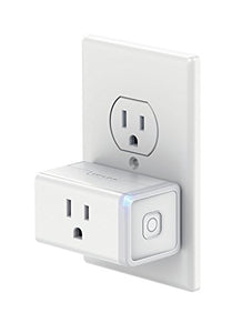 Kasa Smart Plug by TP-Link, Smart Home WiFi Outlet works with Alexa, Echo,Google Home & IFTTT,No Hub Required, Remote Control, 15 Amp, UL certified, 1-Pack (HS105)