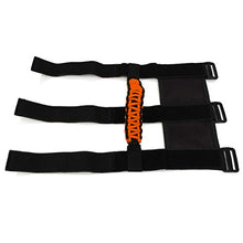 Load image into Gallery viewer, Jade Onlines 4 Pieces Roll Bar Grab Paracord Grab Handles 3Straps Handles Fit for 2 to 3-inch Roll Bars for Most Jeep Wrangler Models 1986-2020(Orange)
