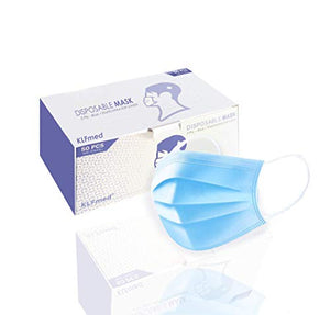 Oakridge Medical Face Mask | Level 1 Hospital Grade | 50 Masks | Disposable | Breathable | Earloop | Moldable nose piece