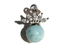 Load image into Gallery viewer, Larimar Pendant Gemstones with 925 Sterling Silver Classic Jewelry Women
