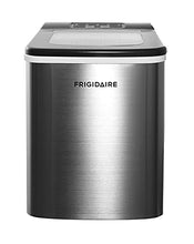 Load image into Gallery viewer, Frigidaire Compact Countertop Ice Maker, Makes 26 Lbs. Of Bullet Shaped Ice Cubes Per Day, Silver Stainless
