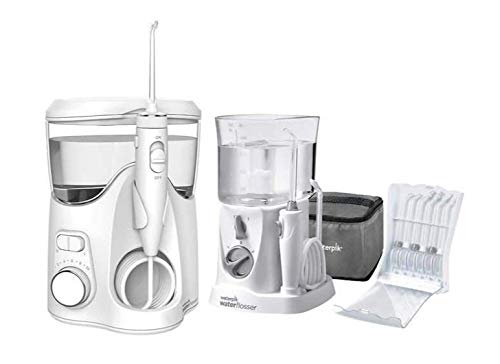 Waterpik Waterflosser Ultra and Waterpik Traveler Flosser plus 12 Accessory Tips & Tip Storage Case