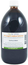 Load image into Gallery viewer, 2% Lugols Iodine Solution | 33.8 Fl Oz - 1000 ml | Made with 2 Percent Iodine and 4% Potassium Iodide | Glass Bottle | Lugol&#39;s Solution | Heiltropfen®
