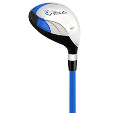 Load image into Gallery viewer, Palm Springs Golf VISA Mens +1" TALL GRAPHITE &amp; STEEL Club Set &amp; Stand Bag
