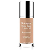 Load image into Gallery viewer, Neutrogena Hydro Boost Hydrating Tint with Hyaluronic Acid, Lightweight Water Gel Formula, Moisturizing, Oil-Free &amp; Non-Comedogenic Liquid Foundation Makeup, 40 Nude Color, 1.0 fl. oz
