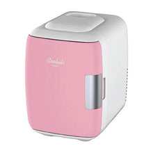 Load image into Gallery viewer, Cooluli Skincare Mini Fridge for Bedroom - Car, Office Desk &amp; Dorm Room - Portable 4L/6 Can Electric Plug In Cooler &amp; Warmer for Food, Drinks, Beauty &amp; Makeup - 12v AC/DC &amp; Exclusive USB Option, Pink
