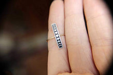 Load image into Gallery viewer, Moon Phase Ring, Moon Phase Jewelry, Moon Phase, Moon Ring, Sterling Silver Ring, Stacking Rings, Dainty Ring, Silver Moon Ring, Simple Ring
