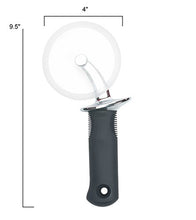 Load image into Gallery viewer, OXO 1065872 Good Grips 4-inch Pizza Wheel and Cutter for Non-Stick Pans,Clear/Black
