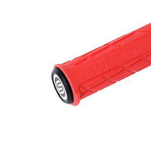 Load image into Gallery viewer, FIFTY-FIFTY Single Lock-on Mountain Bike Grips, Bicycle Handlebar Locking Grips, Non-Slip MTB Handle Grips (Red)
