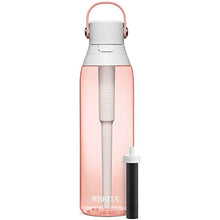 Load image into Gallery viewer, Brita Plastic Water Filter Bottle, 26 Ounce, Blush, 1 Count
