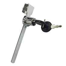Load image into Gallery viewer, WOOCH Sliding Glass Door Ratchet Lock with Chrome Finish, Keyed Alike Showcase Display - 2 Pack
