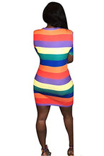 Load image into Gallery viewer, Women Sexy Print Sequin Bodycon Short Party Club T Shirt Mini Dresses Duck L
