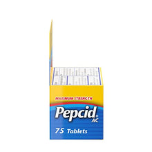 Load image into Gallery viewer, Pepcid AC Maximum Strength for Heartburn Prevention &amp; Relief, 75 ct
