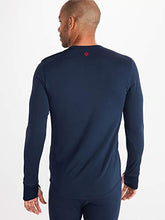 Load image into Gallery viewer, MARMOT Mens Polartec Baselayer Long-Sleeve Crew Neck, Dark Indigo, X-Large
