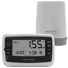 Load image into Gallery viewer, AcuRite Wireless Digital Rain Gauge with Self-Emptying Collector with Rainfall History, Alerts, and Current Date and Time (00899), Multicolor
