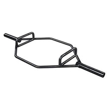 Load image into Gallery viewer, HulkFit Olympic 2-Inch Hex Weight Lifting Trap Bar, 1000-Pound Capacity - Regular (Black)
