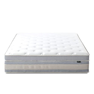 ZINUS 14 Inch Green Tea Cooling Swirl Memory Foam Hybrid Mattress / Pocket Innersprings for Motion Isolation / Edge Support, Queen