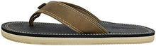 Load image into Gallery viewer, Dockers Men&#39;s Flip Flop Sandal ; Classic Comfort Footbed with Two-Tone Upper, size 8 to 9/8-9 (Black Pebble)
