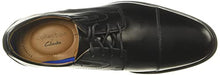 Load image into Gallery viewer, Clarks Men's Whiddon Cap Oxford, Black Leather, 9
