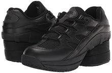 Load image into Gallery viewer, Z-CoiL Women's Freedom Slip Resistant Enclosed Coil Leather Tennis Shoe (Black, Numeric_9)
