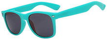 Load image into Gallery viewer, Classic Retro Vintage Smoke Lens Sunglasses Turquoise Frame
