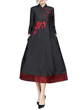 Load image into Gallery viewer, HÖTER Women's Oriental Beauty Folk Style Dinner Dress Evening Party Dress Prom Dress(S-3XL)
