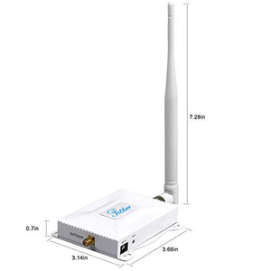 AT&T Cell Phone Signal Booster Cricket T-Mobile Cell Booster ATT Booster 4G LTE Band 12/17 700mhz Cell Phone Booster Repeater Home ATT Cell Signal Booster Amplifier Yagi Antenna Kit Boosts Data/Calls