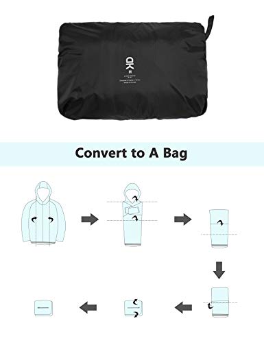 Load image into Gallery viewer, Little Donkey Andy Women's Waterproof Cycling Bike Jacket with Hood, Running Rain Jacket, Windbreaker, Ultralight Packable Black Size L