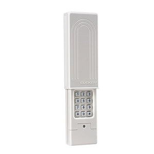 Chamberlain Group Clicker Universal Keyless Entry KLIK2U-P2, Works with Chamberlain, LiftMaster, Craftsman, Genie and More, Security +2.0 Compatible Garage Door Opener Keypad, White