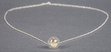 Load image into Gallery viewer, Remember Making a Wish on a Dandelion? Seed Wishes in Hand Blown Glass Pendant Wish Necklace. Gift box and Quote. Best Friends Daughters Sisters Military Brats Moms by Dorinta
