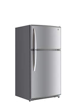 Load image into Gallery viewer, Kenmore Top-Freezer Refrigerator with LED Lighting and 20.8 Cubic Ft. Total Capacity, Stainless Steel
