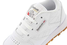 Load image into Gallery viewer, Reebok baby boys Classic Leather Sneaker, White/Gum, 2 Toddler US
