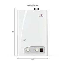 Load image into Gallery viewer, Eccotemp FVI12-LP Liquid Propane Gas Tankless Water Heaters, White
