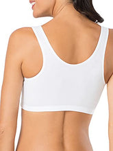 Load image into Gallery viewer, Fruit of the Loom Women's Built Up Tank Style Sports Bra, Blushing Rose/Heather Grey-Wonder Woman, 38
