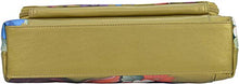 Load image into Gallery viewer, Anuschka Women’s Genuine Leather Shoulder Organiser - Hand Painted Exterior - Dreamy Floral
