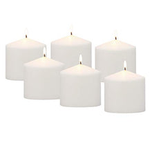 Load image into Gallery viewer, Stonebriar 18 Hour Long Burning Unscented Pillar Candles, 3x3, White
